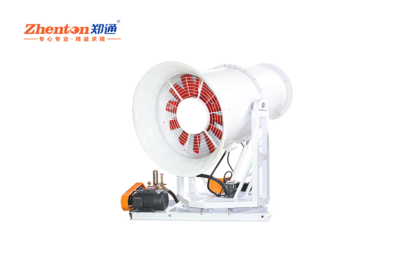 除尘雾炮机在工地上降温除尘