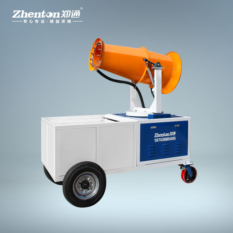 风送式喷雾机是如何降温降尘的？