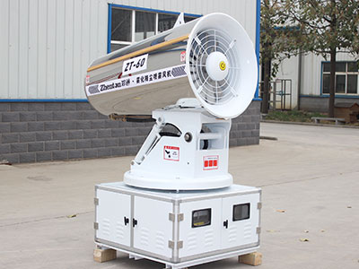 抑尘雾炮机的设备配件都有什么？具备什么特点？