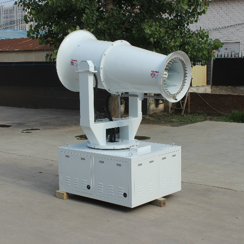 雾炮机在建筑工地降温除尘