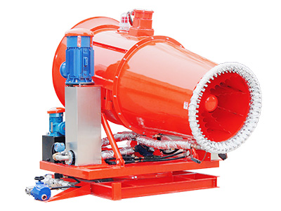 煤场雾炮机是如何防治工矿行业的粉尘污染呢？