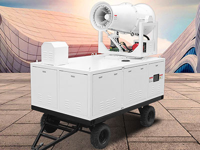 夏季车间降尘降温好产品——风送式雾炮机