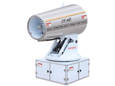 远程车载式雾炮机主要的产品配件及产品特点