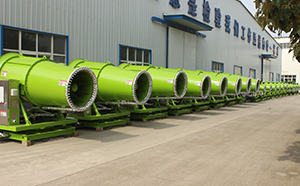 全自动降尘雾炮机在钢铁厂起到什么作用？