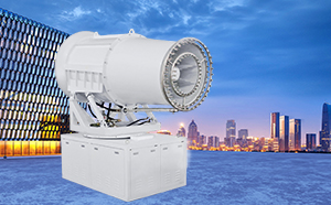 多功能车载式雾炮机是如何做到左右旋转的？