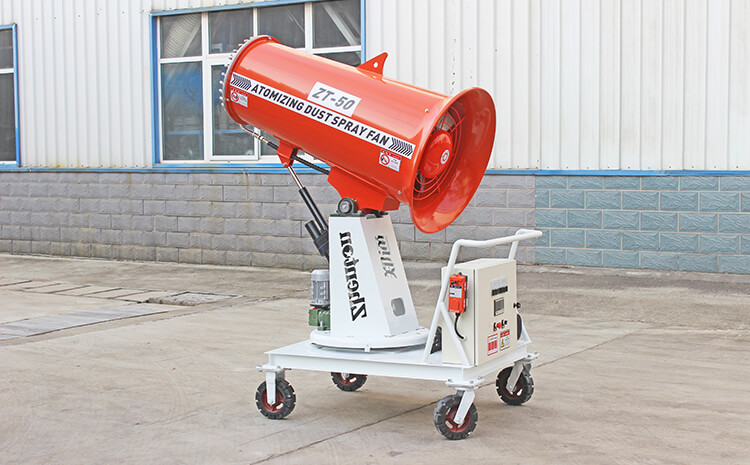 远程全自动控尘雾炮机喷头堵塞如何处理？