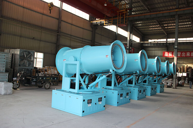 车载全自动雾炮机怎样进行喷雾作业？