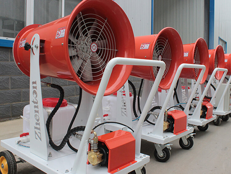 将除尘雾炮机连接到电源和水源时，请注意以下几点：