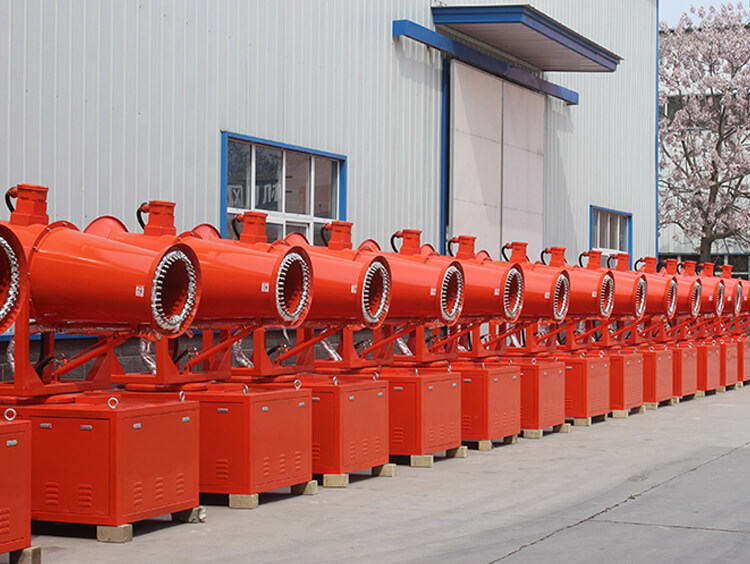 除尘雾炮机工业防尘系统的特点