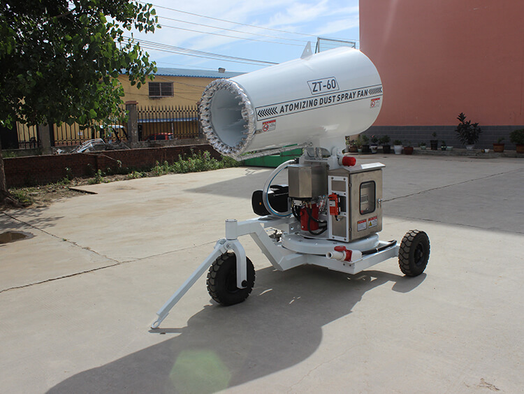 移动降尘雾炮机设备实拍