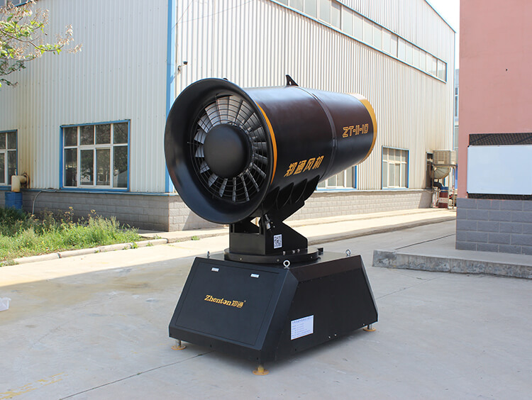 展会明星-车载远程雾炮机实拍