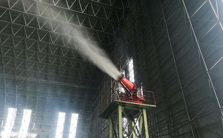 全自动除尘雾炮机可用作煤场降尘吗？