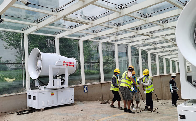 雾炮机设备适合在城市隧道的建设中使用吗？