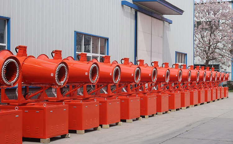 施工工地雾炮机设备如何选型？有什么作用？