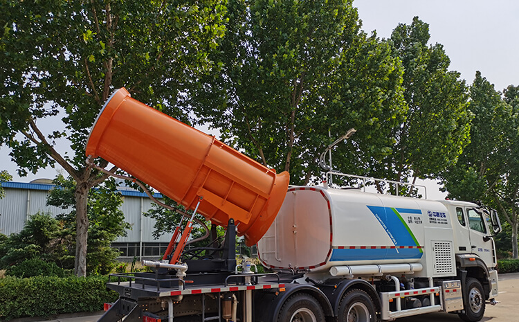 风送式雾炮机针对粉尘治理的效果怎么样？