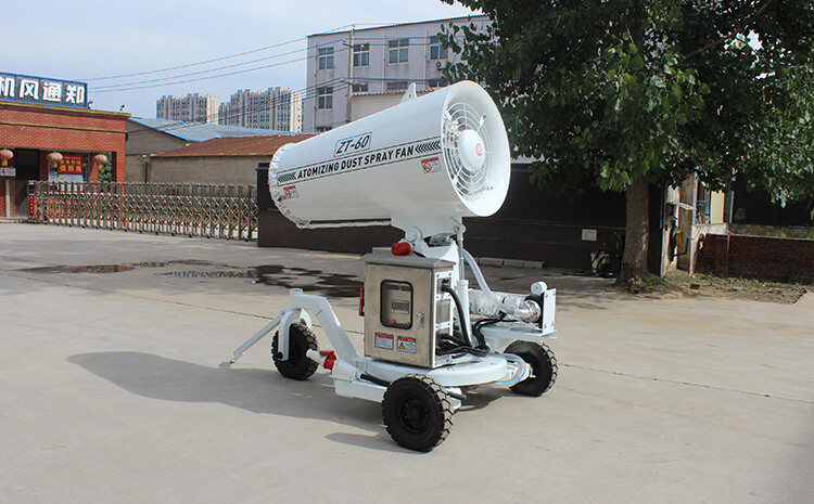 车载式雾炮机如何快速有效的减少空气中粉尘？