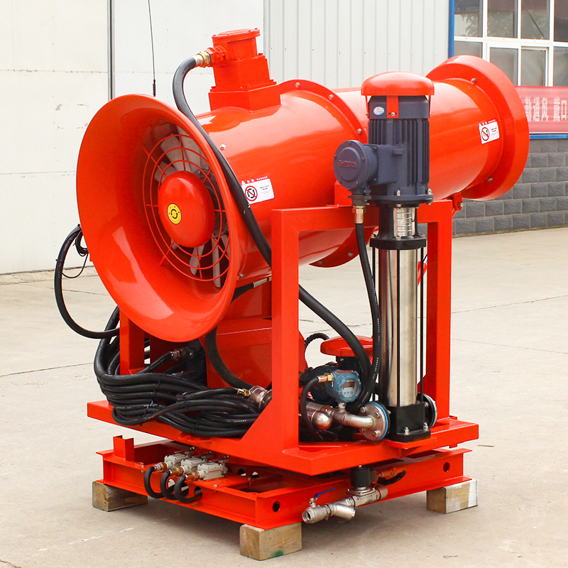 固定式除尘雾炮机粉尘治理效果怎么样？