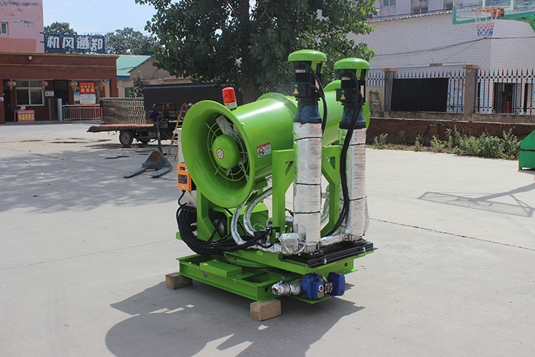 环保降尘雾炮机是如何降尘减霾的？