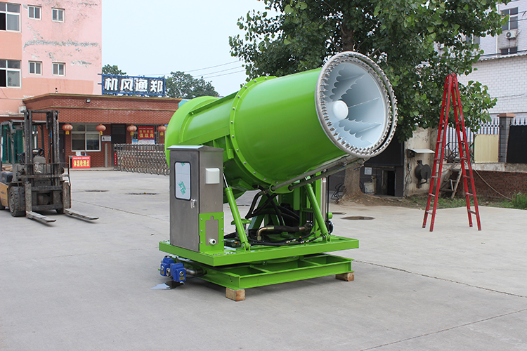 环保除尘雾炮机的压力是否影响降尘效果？