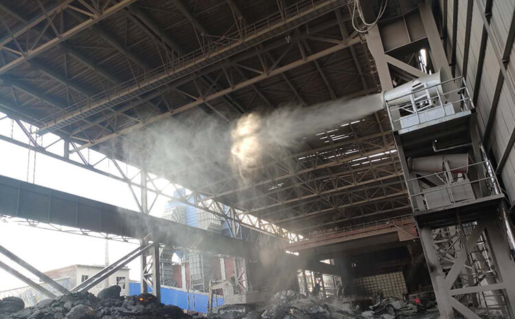 防爆雾炮机为什么适用于煤场降尘？
