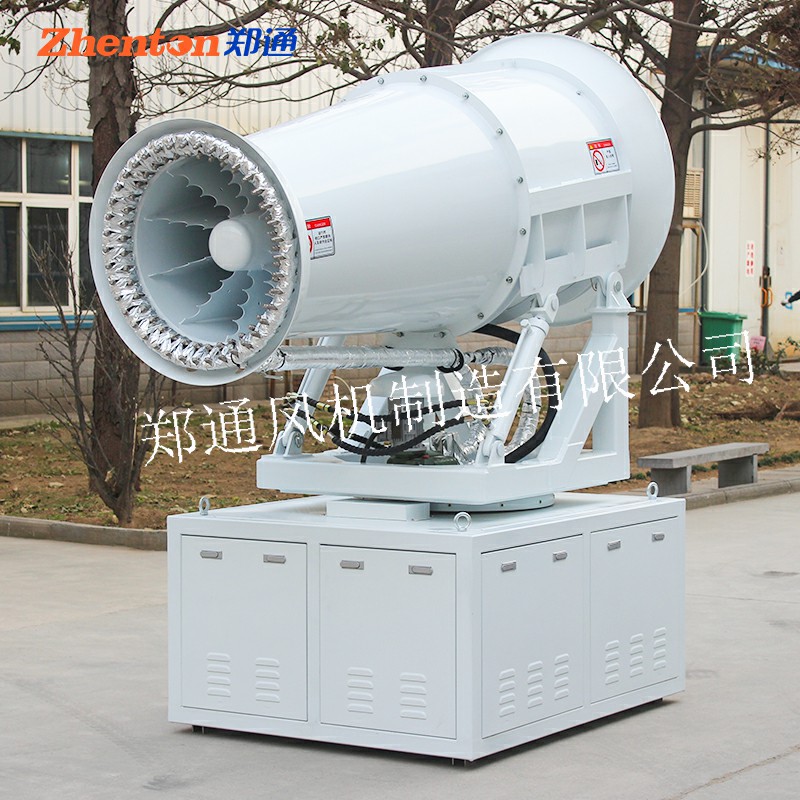 降尘炮雾机连接电源和水源时要注意什么？