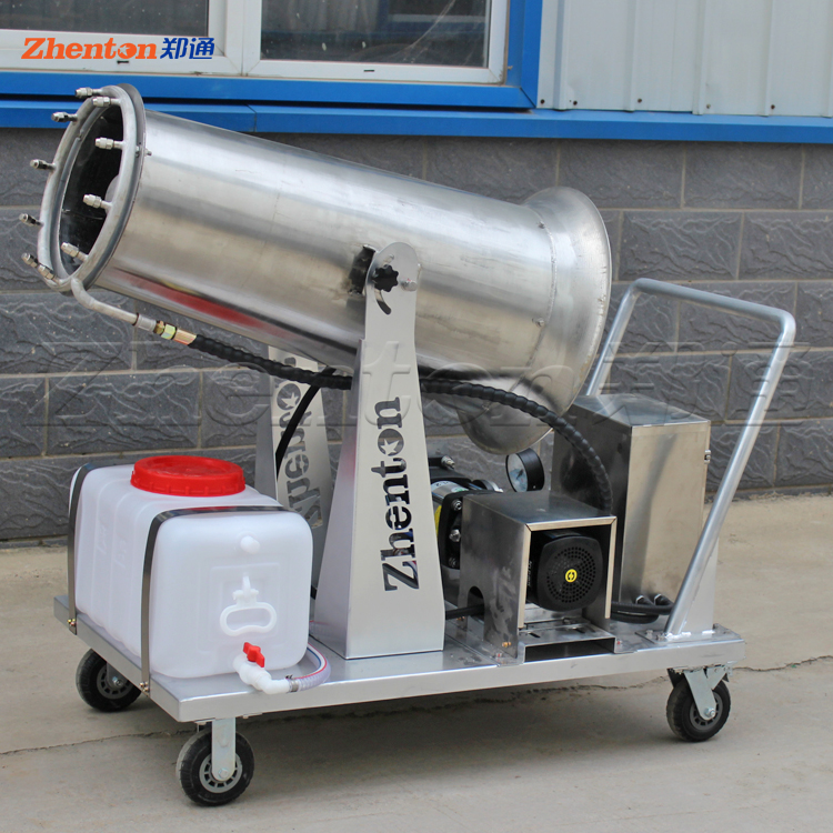 射雾器使用在马路抑尘效果怎么样？河南射雾器厂家告诉您！