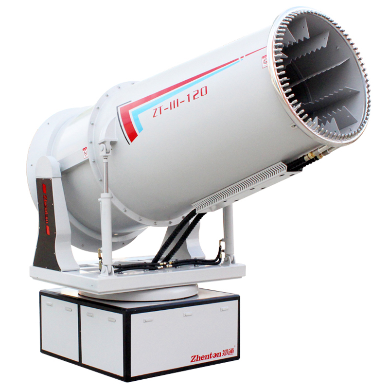 雾炮机在料堆料场降尘降温使用效果怎么样？河南雾炮厂家告诉您！