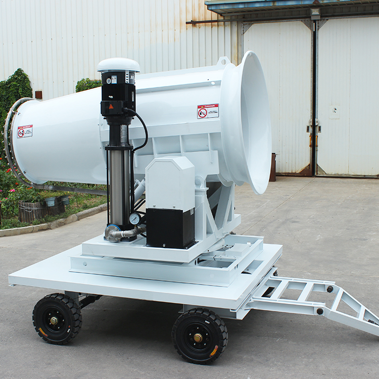 拖车环保雾炮机在城市道路应用的好处