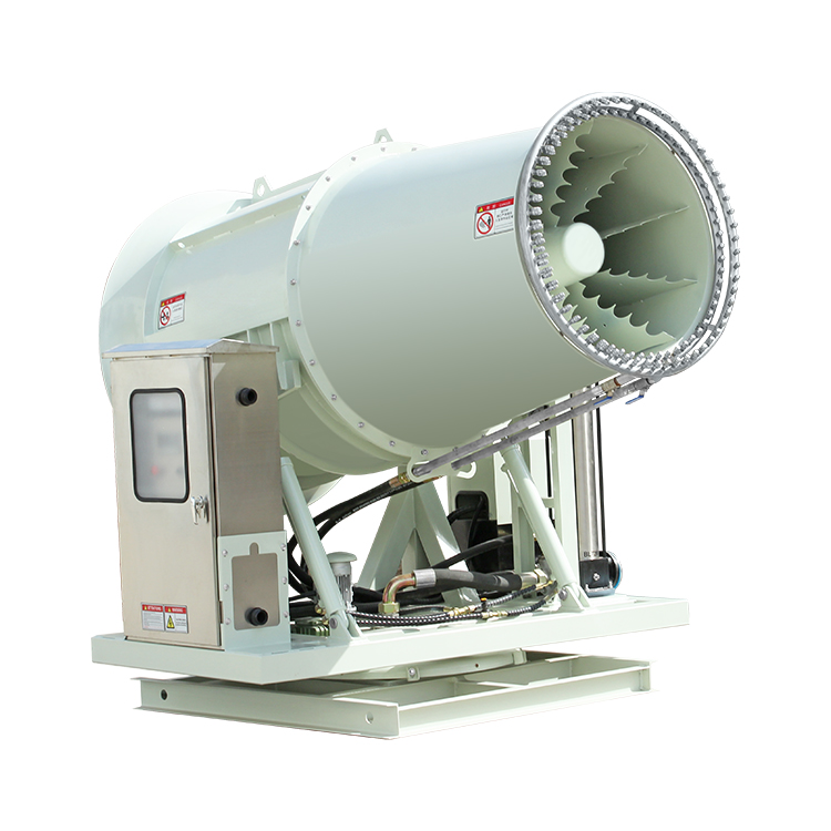 炮雾机如何实现上下左右旋转？